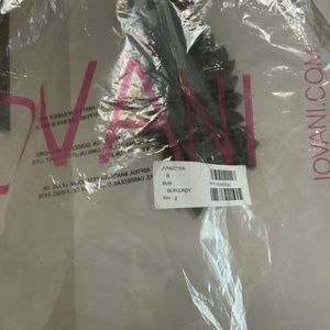 Jovani Burgandy Dress